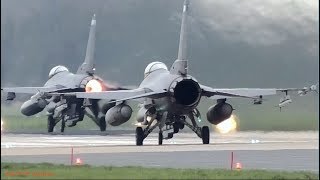 Air Force Exercise quotFrisian Flag 2019quot Takeoffs runway 23 in use Leeuwarden AB EHLW [upl. by Nygem]