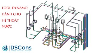 DSCONS  Chia sẻ bộ Tool Dynamo vẽ thoát nước [upl. by Nylsirhc]