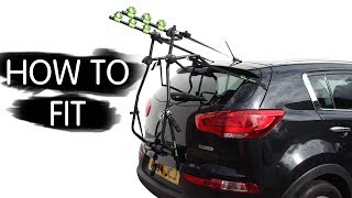 HOW TO FIT GREEN VALLEY BIKE CYCLE CARRIER RACK  KIA SPORTAGE [upl. by Sjoberg311]