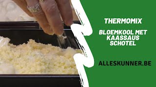 Thermomix bloemkool met kaassaus schotel [upl. by Samuela]