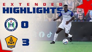 Hartford Athletic 03 Rhode Island FC  USL Championship  Highlights EXTENDED [upl. by Deny]