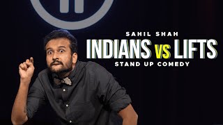 Indians In Lifts  Standup Comedy by Sahil Shah [upl. by Rehtnug821]