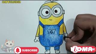 howtodrawaminionfromdespicableme [upl. by Yeroc]