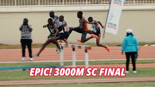 Mens 3000m Steeplechase Final  Full Race  World U20 Championships Trials 2024 [upl. by Bak322]