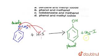 Anisole on reaction with HI forms [upl. by Jethro]