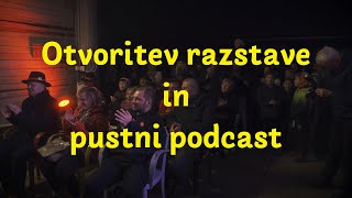 Pust v Cerknici  Otvoritev razstave in pustni podcast [upl. by Bollinger]