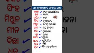 ରାଶି ଅନୁସାରେ କେଉଁ ଜିନିଷ ଖୁସି କରେ  ରାଶି ମାନଙ୍କ ଗୁଣ  odiaintrestinggk odisha gk crazyodiagk [upl. by Malilliw]