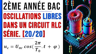 Oscillations libres dans un circuit RLC série Exercice 28 Partie 2 Dipôle RLC 2eme année bac [upl. by Aenal546]