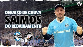 DEBAIXO DE CHUVA SAÍMOS DO REBAIXAMENTO  Gremio 1 x 0 Vasco [upl. by Llezo822]