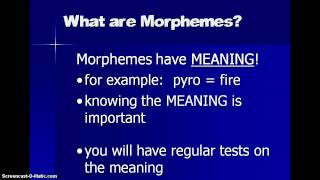 Introduction to Morphemes [upl. by Urbain136]