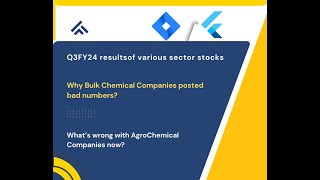 Q3FY24  Why results of certain sector companies are poor Quick look at some sector stocks [upl. by Digirb]