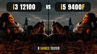 Intel Core i3 12100 vs i5 9400f  9th Gen i5 vs 12th Gen i3  4070 Ti Super [upl. by Idnal490]