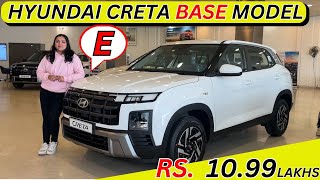 Hyundai Creta Base Model E Diesel Variant  New Creta 2024 Base Detailed Video  hyundaicreta [upl. by Ekul]