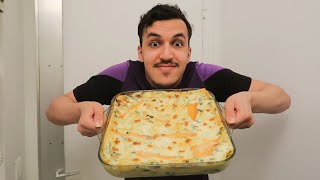 JE PRÉPARE DES LASAGNE AU SAUMON POUR LE RAMADAN [upl. by Aniram409]