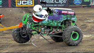 Monster Jam Anaheim FREESTYLE Extended Highlights  Doodles Life [upl. by Petras]