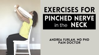 064 Exercises for pinched nerve in the neck Cervical Radiculopathy and neck pain relief [upl. by Ditzel]