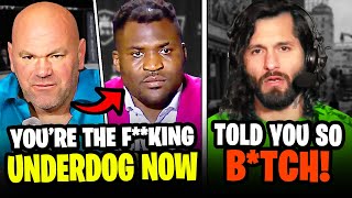 BREAKING Dana White GOES OFF on Francis Ngannou Jorge Masvidal vs Colby Covington Ciryl Gane [upl. by Anitsyrhk]