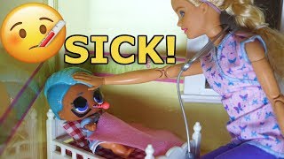 LOL SURPRISE DOLLS Sparkles Stays Home Sick From School Field Trip [upl. by Findlay]