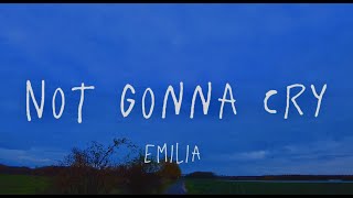 Not gonna cry  Emilia lyric video [upl. by Wadlinger398]