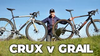 Specialized Crux v Canyon Grail Which is the best gravel bike [upl. by Lisan628]