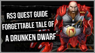 RS3 Forgettable Tale of a Drunken Dwarf Quest Guide  Ironman Friendly  RuneScape 3 [upl. by Omik]