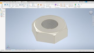 Autodesk Inventor Asas  Bahagian 01 partnut [upl. by Nipsirc42]