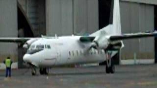 Fokker F27 Friendship engine run up 1 [upl. by Alexei384]