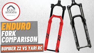 Budget Enduro Fork Comparison  Marzocchi Bomber Z2 amp Rochshox Yari RC [upl. by Acined]