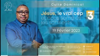 JESUS EST LE VRAI CEP ET NOUS SOMMES LES SARMENTS 3 PST JOSEPH BONDO DIMANCHE 19 FEV 2023CULTE 1 [upl. by Genna622]