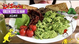 ASMR  THE BEST GREEN EGGS amp HAM  Eating Show  MUKBANG  Eating Sounds [upl. by Jeri]