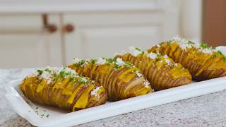 How to Make Cheesy Hasselback Potatoes  Williams Sonoma [upl. by Stout193]