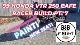 1999 Honda VTR 250 cafe racer build PT 7 caferacer caferacerbuild [upl. by Gilford825]