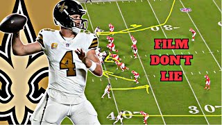 FILM REVIEW Derek Carr Has To Be Better  New Orleans Saints vs Kansas City Chiefs [upl. by Eserehs]