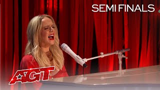 Madilyn Bailey Performs an Emotional Original quotRed Ribbonquot  Americas Got Talent 2021 [upl. by Kwang]