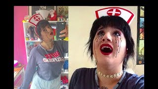 Tutorial NURSE ATTACK MakeUp [upl. by Thamos]