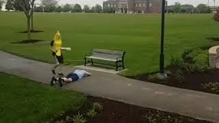 Banana peel slipping on human gone wrong [upl. by Clarisa739]