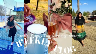 VLOG Family Thanksgiving Una’s First Day of Creche Elizabeth Arden Event New Nails and Errands [upl. by Nitfa]