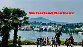 Switzerland MontreuxSwitzerland tourist places scenic walking Tour 4K [upl. by Tucker]