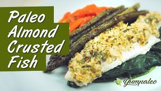 Paleo Almond Crusted Fish [upl. by Leunad]