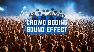 Crowd Booing Sound Effects Boo sound effect crowd  Booing sound effects Booing sound  SFX [upl. by Llib856]