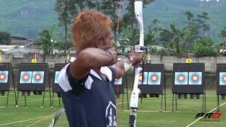 Archery in Slow Motion  Barebow Indonesia  Men [upl. by Odareg]