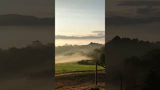 Vue sur le pays basque tôt le matin travel travelbucketlist [upl. by Adnoryt]