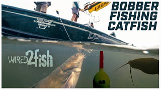 How to Bobber Fish for Catfish in Shallow Water  Toe to Toe Action‼️ [upl. by Shanly]