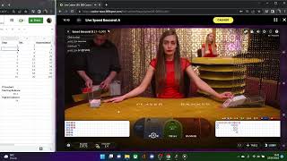 Baccarat strategy  DAlembert betting  10 units from 1 shoe [upl. by Broome806]