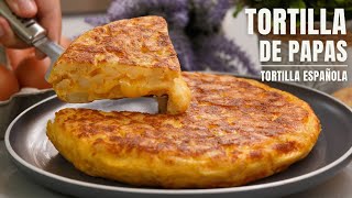 Tortilla de papas la receta de tortilla Española que mas gusta en casa para desayunar fácil y rica [upl. by Dore453]