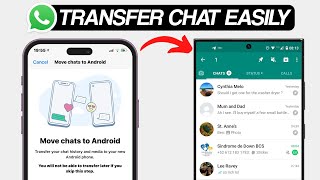 How To Transfer WhatsApp Chats From iPhone To Android Without Cable  Full Guide [upl. by Ardnohsed826]