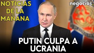 NOTICIAS DE LA MAÑANA  Putin culpa a Ucrania del atentado EEUU y Reino Unido acusan guerra Israel [upl. by Antipas]