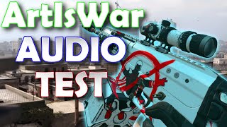 Testing ArtIsWar Warzone Audio Configuration [upl. by Ahtimat]