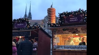 Christmas Markets In Brno Czech Republic  Czech Cookbook [upl. by Aniat]