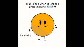 orange circle mewing footage [upl. by Adiuqram171]